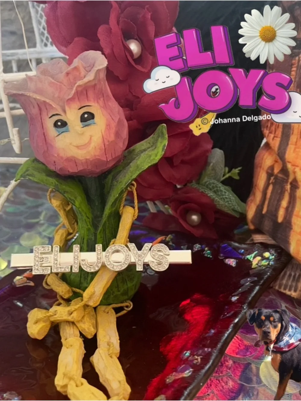 ELIJOYS - rhinestones hair clip OS